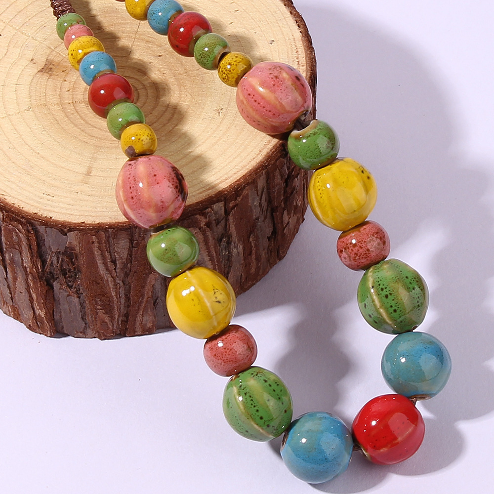 long beaded necklace