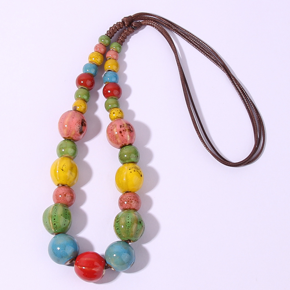 long beaded necklace