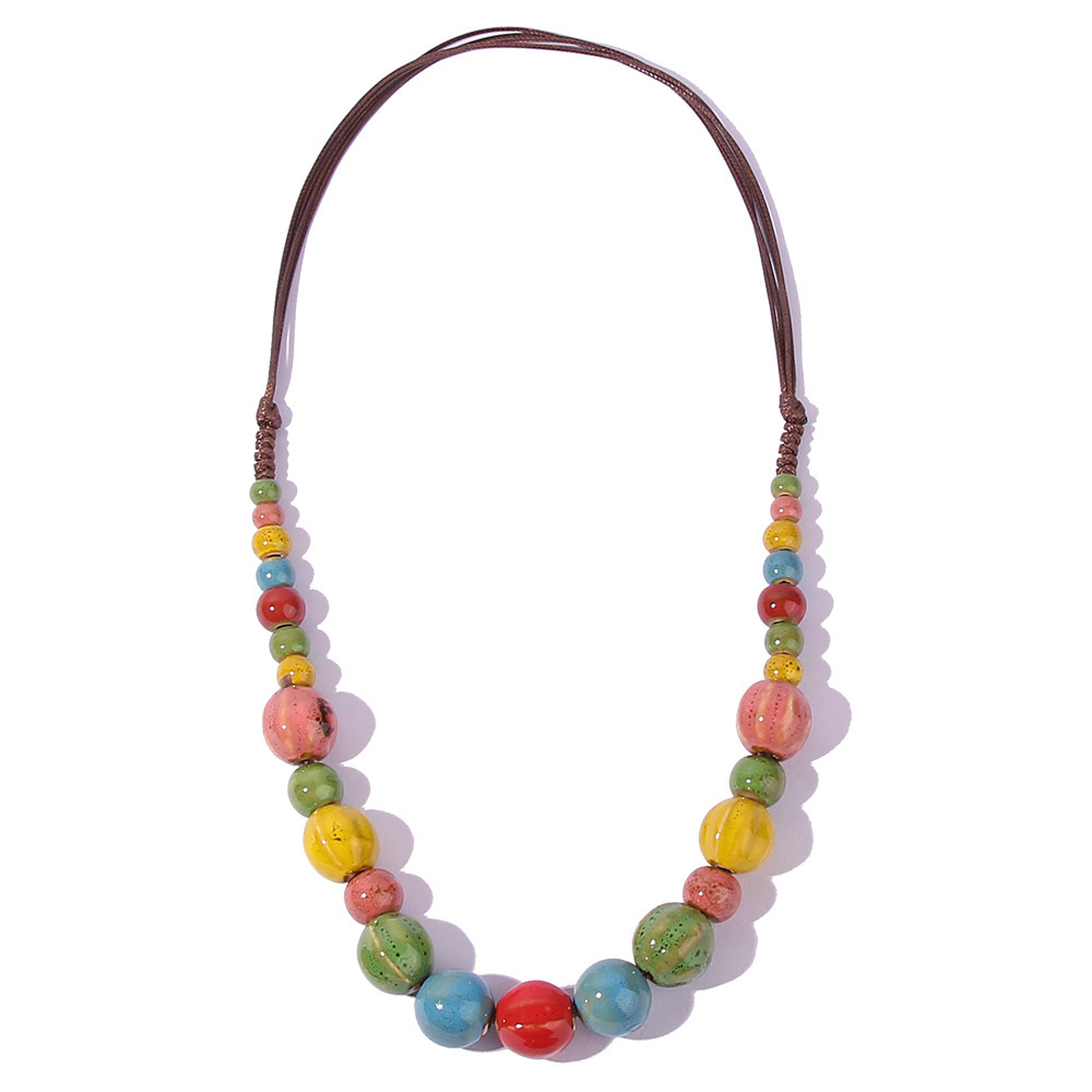 long beaded necklace